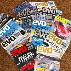 Magazine High-Performance Car Collection the thrill of driving Evo big lot